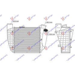 Ψυγειο Intercooler 2.5 Tdi Πετρελαιο (199x189) (ΔΕΞΙ) Audi A4 04-07 - 021706240