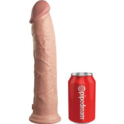 Pipedream King Cock Elite Ρεαλιστικό Dildo με Βεντούζα 28cm Flesh