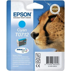 Epson T0712 Cyan Μελάνι Εκτυπωτή Inkjet C13T071240