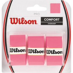 Wilson Pro Overgrips x 3 Ροζ