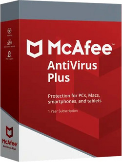 McAfee Antivirus Plus 2023 (1 Device / 1 Year)