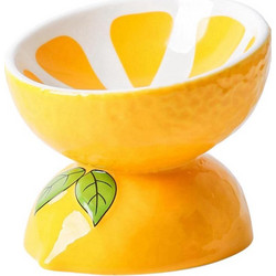 Υπερυψωμένο Κυρτό Κεραμικό Μπόλ Lemon 200ml