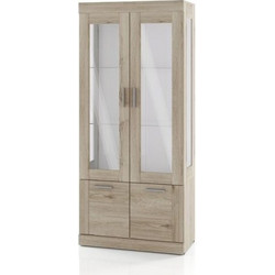Βιτρίνα 80x40x181 δίφυλλη 6241 850-0023