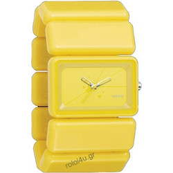 Nixon Vega Γυναικείο Ρολόι με Κίτρινο Λουράκι A726-1250-00