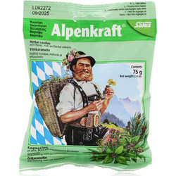 Power Health Alpenkraft Καραμέλες για Βήχα Ερεθισμένο Λαιμό & Πονόλαιμο Ευκάλυπτος Μέντα & Θυμάρι 75gr