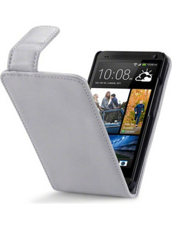 Qubits Flip Wallet Case Grey (HTC One)