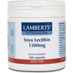 Lamberts Soya Lecithin Συμπλήρωμα Διατροφής με Λεκιθίνη 1200mg 120 Κάψουλες