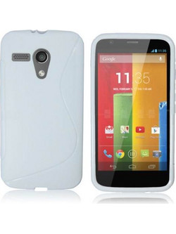 Motorola Moto G / Moto G X1032 - Θήκη TPU GEl S-Line Λευκή (OEM)
