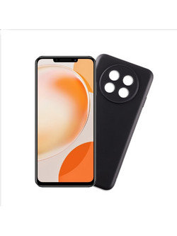 Volte-Tel Silicon TPU Camera Guard Back Cover Black (Huawei Nova Y91)