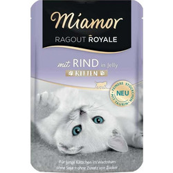 Finnern Miamor Kitten Ragout Royale with Beef in Jelly 100gr