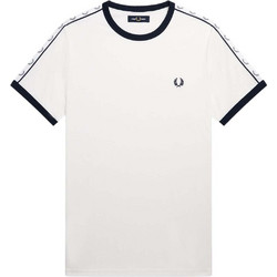 T-Shirt Taped Ringer M4620 129 snow white