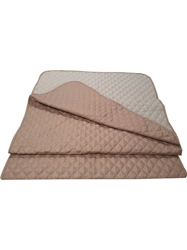Διακοσμητικό Runner Κρεβατιού Ultrasonic Beige-Light Beige Microfiber Blanc de Blanc (72x160) 1Τεμ