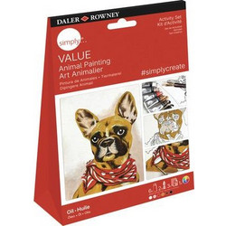 DALER ROWNEY ΣΕΤ ΖΩΓΡΑΦΙΚΗΣ ANIMAL PAINTING 12τμχ. 15X23cm D118900111