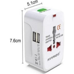 ARRANGO Αντάπτορας Πρίζας 6A από Universal σε Universal AZH49452