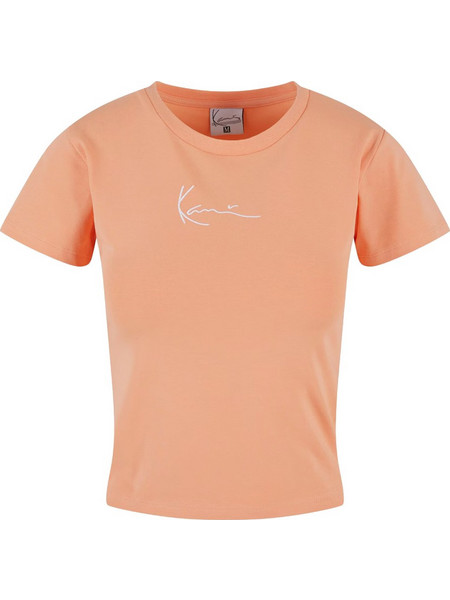 KARL KANI SMALL SIGNATURE ESSENTIAL SHORT TEE KW-TE011-044-05-APRICOT Σομόν