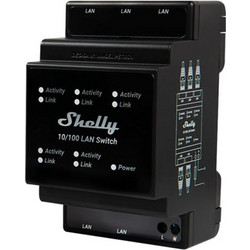 Shelly Lan Switch Ράγας (5x RJ45) 230V AC