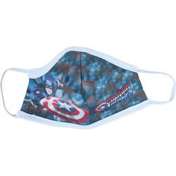 Multi Purpose Fabric Protective Mask for Children Υφασμάτινη Μάσκα Προστασίας Πολλαπλών Χρήσεων για Παιδιά σε Διάφορα Σχέδια & Χρώματα 1 Τεμάχιο - Captain America 176