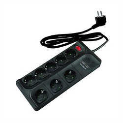ΠΟΛΥΠΡΙΖΟ 8 ΘΕΣΕΩΝ ΣΟΥΚΟ ΠΛΑΓΙΑΣ ΜΕ 2 USB ΚΑΙ ΔΙΑΚΟΠΤΗ ΜΕ ΠΡΟΣΤΑΣΙΑ ΥΠΕΡΤΑΣΗΣ ΜΕ ΚΑΛΩΔΙΟ 1.5m RDP - 27060