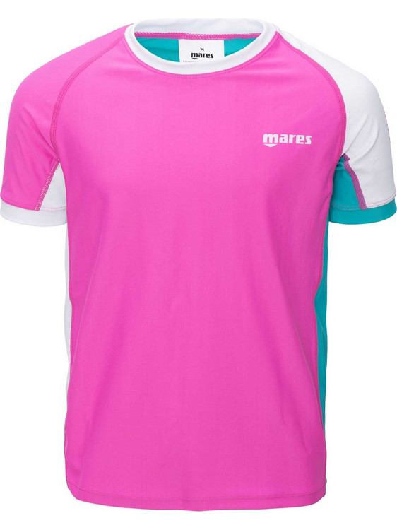 MARES Παιδική Κοντομάνικη Μπλούζα RASHGUARD SHIELD PINK παιδιά