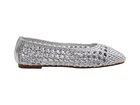 Envie Shoes Γυναικείες Μπαλαρίνες σε Ασημί Χρώμα