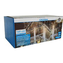 Mastershop Icicle X160LED Λαμπάκια Χριστουγεννιάτικα LED σε Κουρτίνα