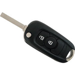 Κέλυφος τηλεκοντρόλ Αυτοκινήτου Opel με 2 κουμπιά - Λεπίδα HU100