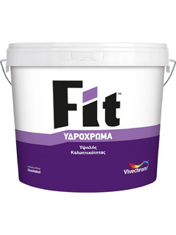 Vivechrom Fit Υδρόχρωμα Εσωτερικού Χώρου Λευκό 9lt