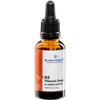 Super Health D3 1000iu Vitamin Drops 15ml