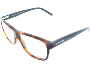 Tommy Hilfiger TH1121 5WF Ανδρικός Σκελετός Γυαλιών Οράσεως Κοκάλινος Μαύρος Ταρταρούγα