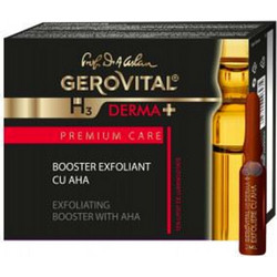 Gerovital Booster Exfoliant CU AHA Serum Προσώπου με Βιταμίνη C & AHA 4x2ml