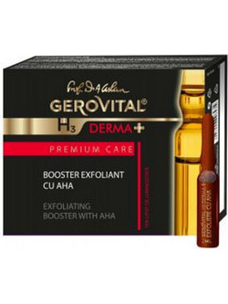 Gerovital Booster Exfoliant CU AHA Serum Προσώπου με Βιταμίνη C & AHA 4x2ml