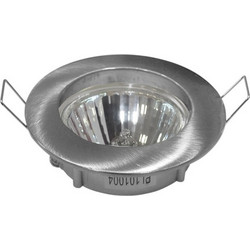 ADELEQ μεταλλικό πλαίσιο spot για G5.3, χωνευτό, 12V, 50W, inox, 2τμχ 21-12166