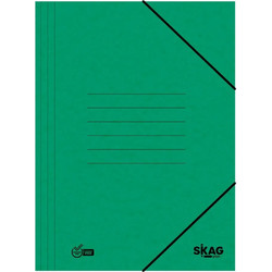 Ντοσιέ Skag Με Πτερύγια & Λάστιχο Prespan Πράσινο