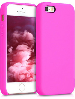 Back Cover Θήκη Ενισχυμένης Σιλικόνης για iPhone 5 Φούξια
