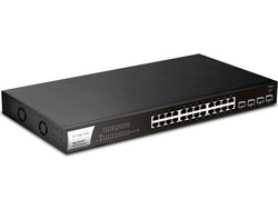 DrayTek VigorSwitch P1281x Unmanaged L2 Switch με 24 Θύρες Ethernet 1000Mbps και 4 SFP θύρες