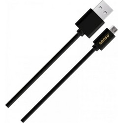 ΚΑΛΩΔΙΟ ΔΕΔΟΜΕΝΩΝ SENSO 2.1A MICRO USB ΓΡΗΓΟΡΗ ΦΟΡΤΙΣΗ ΜΑΥΡΟ