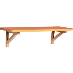 Arki Ράφι Τοίχου Δρύινο Πορτοκαλί 60x20xh16 cm HUBSCH