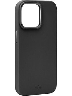 Puro Silicon Cover 'ICON MAG PRO' with magnets inside for iPhone 15 Plus, black