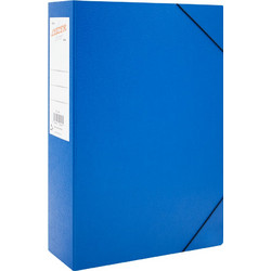 LEIZER ΚΟΥΤΙ ΜΕ ΛΑΣΤΙΧΟ FIBER 25x35x8cm ΜΠΛΕ