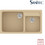 Sanitec Classic 317 Επικαθήμενος Νεροχύτης Γρανίτη Ματ Granite Cappuccino 90x51cm