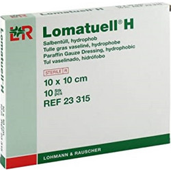 Lohmann Rauscher Lomatuell H Βαζελινούχες Γάζες 10x10cm 10τμχ