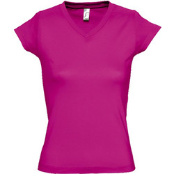 Γυναικείο T-shirt Moon SOLS 11388 Fuchsia