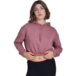 Target Γυναικείο Αθλητικό Crop Top με Κουκούλα Ροζ W24/66102-55