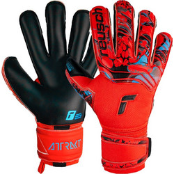 Reusch Attrakt Gold Γάντια Τερματοφύλακα με Προστατευτικά Μαύρα Κόκκινα 5370950-3333