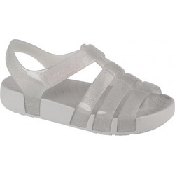 Crocs Isabella Glitter Παιδικά Παπούτσια Θαλάσσης για Κορίτσι Διαφανές 209836-0IC