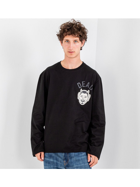 Tee Library Dead Long Sleeve T-Shirt (TDS-34-LT-Black)