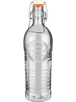 Μπουκάλι Γυάλινο 1100ml Με Μεταλλικό Κλιπ