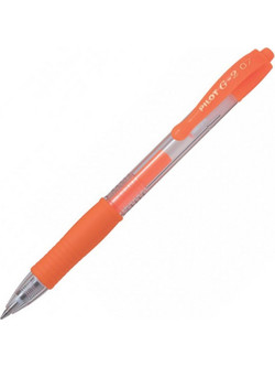 Pilot G-2 Στυλό Gel 0.7mm Νέον Πορτοκαλί BL-G2-7-NO