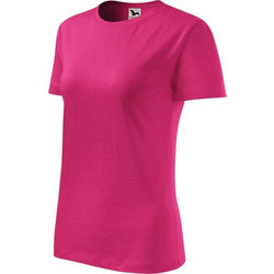 Malfini Classic New Γυναικείο Αθλητικό T-Shirt Φούξια MLI-13340