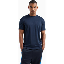 EA7 ARMANI T-SHIRT ΜΠΛΟΥΖΑ ΑΝΔΡΙΚΗ C NECK - ΜΠΛΕ - 6DPT71PJUJZ